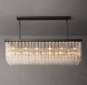Cielo Glass Tube Linear Chandelier 72
