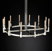 Cannele Linear Candlestick Round Chandelier Light 72