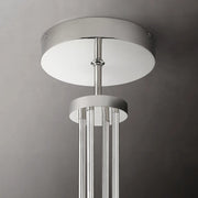 Cannele Linear Candlestick Round Chandelier Light 36
