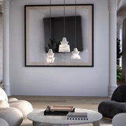 Linden Alabaster Pendant Light, Designer Kitchen Pendant Lamp