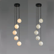 Yanna Long chandelier for Duplex staircase light lucite