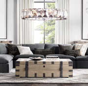 Harlowe Crystal Round Chandelier Light 60