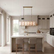 Harlowe Calcite Rectangular Chandelier 42
