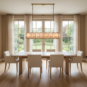 Harlowe Calcite Rectangular Chandelier 55