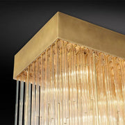 Whitely Square Chandelier 54'', Luxury Home Decor Lamp