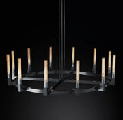 Cannele Candlestick Round Chandelier Light 60