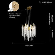 Neve Metal Lighting Living Room Branch Mini Pendant Lamp
