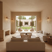 Modern Branch Bubbled Long Drop Wall Sconce