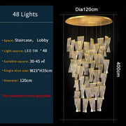Sali Modern Suspension Round Chandelier