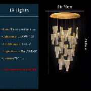 Sali Modern Suspension Round Chandelier