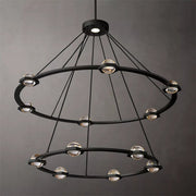 Éclatant 2-Tier Round Chandelier 48