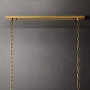 Harlowe Calcite Rectangular Chandelier 74