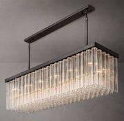 Cielo Glass Tube Linear Chandelier 72