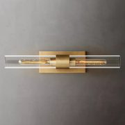 Ravelle Modern Wall Sconce ,Glass Shaded Ravele Linear Modern Wall Sconce