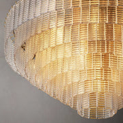 Sirene Clear/Smoke Glass Round Chandelier 52