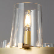 Pauillac Round Chandelier Glass 36''
