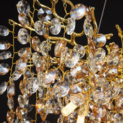 North Hotel Crystal Rectangular Chandelier