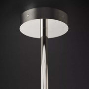 Sierra Glass Globe Modern Six-Arm Chandelier 55