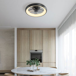 Maeve Ceiling Fan with Lights Dimmable LED Reversible Blades Remote for Dining Table