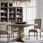 1920s Odeon Crystal Round Chandelier Black 32
