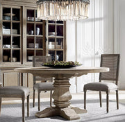 1920s Odeon Crystal Round Chandelier Brass 32
