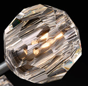 Boule De Cristal Clear/Smoke Crystal Ball Modern Round Chandelier Light 36