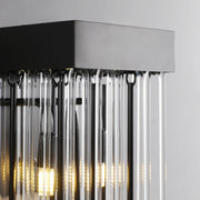Cascade Glass Brass Wall Sconce