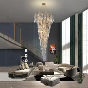 Lake Modern Crystal Round Branch Chandelier Light