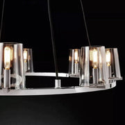 Pauillac Round Chandelier Glass 36''