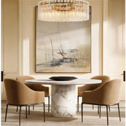 Lattice Round Glass Chandelier 37/48