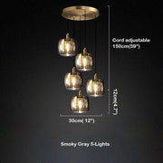 Morden Smoke Grey Pendant Light