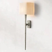 Thaddeus Modern Forged Brass Shaded Wall Sconce For Dining Room