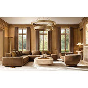 Vouvray Two-Tier Round Chandelier D 60
