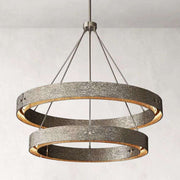 Vouvray Two-Tier Round Chandelier D 60