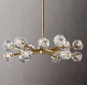 Boule De Cristal Clear/Smoke Crystal Ball Modern Round Chandelier Light 36