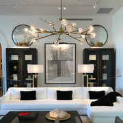 Boule De Cristal Clear/Smoke Crystal Ball Modern Round Chandelier Light 60