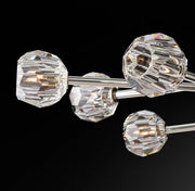 Boule De Crystal Ball Clear/Smoke Glass Round/Oval Chandelier 72