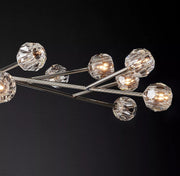 Boule De Cristal Clear/Smoke Crystal Ball Modern Round Chandelier Light 60