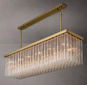 Cielo Glass Tube Linear Chandelier 72