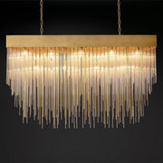 Whitely Square Chandelier 54'', Luxury Home Decor Lamp