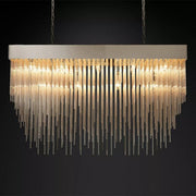 Whitely Square Chandelier 54'', Luxury Home Decor Lamp
