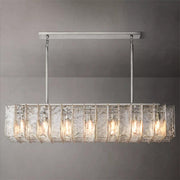Lattice Modern Linear Glass Chandelier 67
