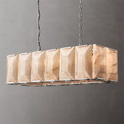Harlowe Calcite Rectangular Chandelier 42