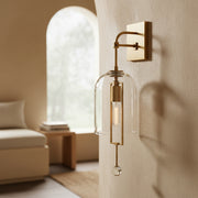 FullKrum Glass Shade Wall Sconce Light