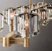 Demaret Double Linear Chandelier 54