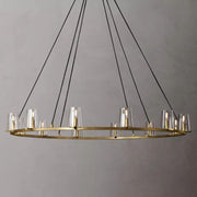 Pauillac Round Chandelier Glass 60'' for Living Room