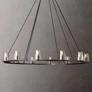 Pauillac Round Chandelier Glass 36''