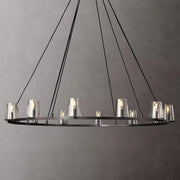 Pauillac Round Chandelier Glass 60'' for Living Room