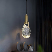 Modern Amorphous Crystal Pendant Light