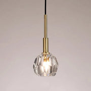 Single Crystal Ball Pendant Mini Lighting